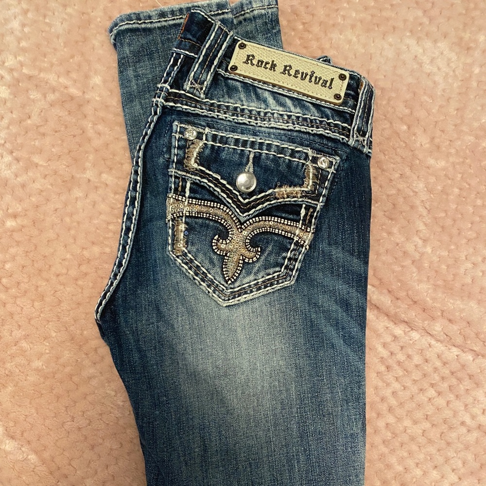 Gently worn jeans